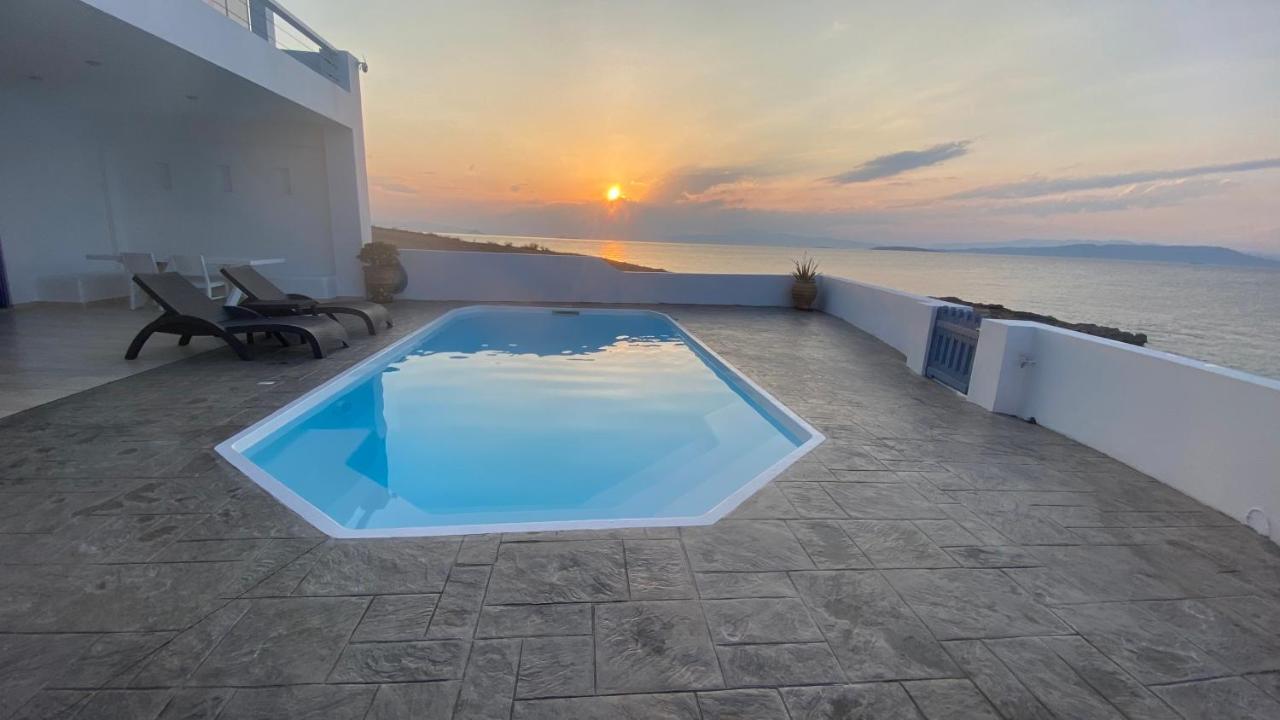 Nv Pool Villa Agioi Bagian luar foto