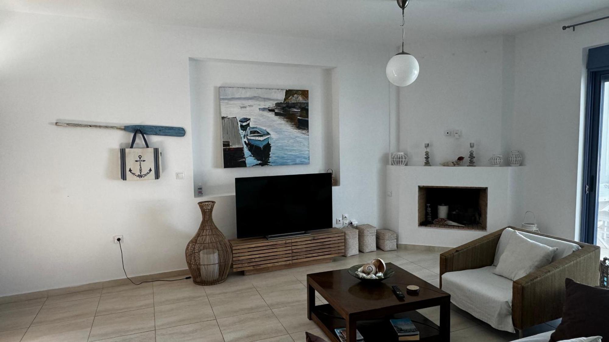 Nv Pool Villa Agioi Bagian luar foto